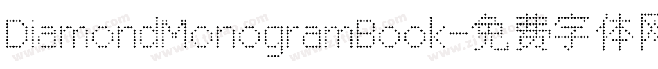 DiamondMonogramBook字体转换