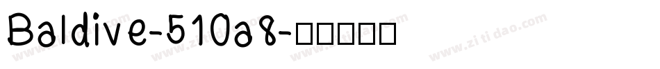 Baldive-51Oa8字体转换