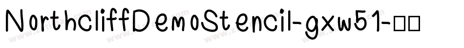 NorthcliffDemoStencil-gxw51字体转换