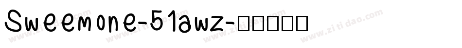 Sweemone-51awz字体转换