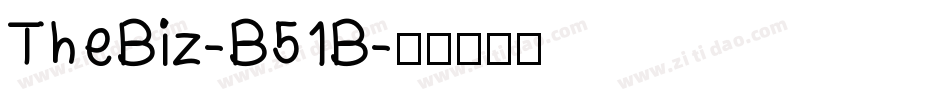 TheBiz-B51B字体转换