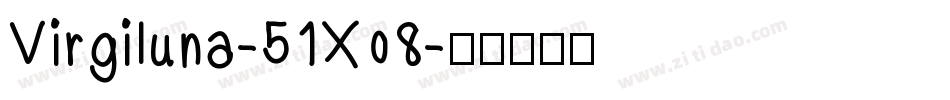 Virgiluna-51Xo8字体转换
