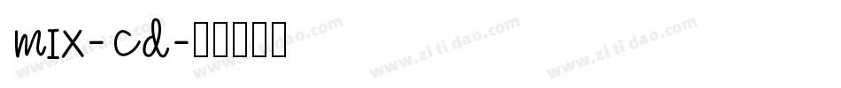 Mix-CD字体转换