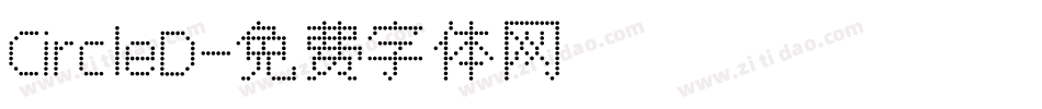 CircleD字体转换