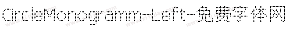 CircleMonogramm-Left字体转换