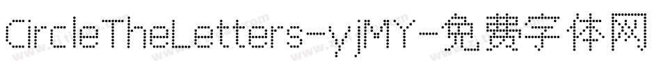 CircleTheLetters-yjMY字体转换