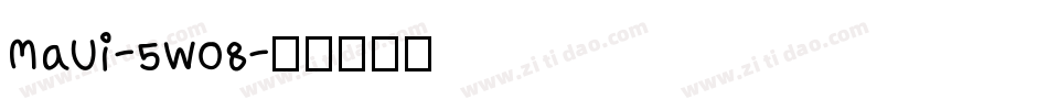 MaUi-5wo8字体转换