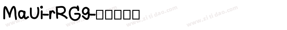 MaUi-rRG9字体转换