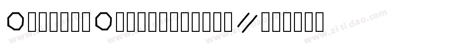 MachadoMathSymbolSSK字体转换