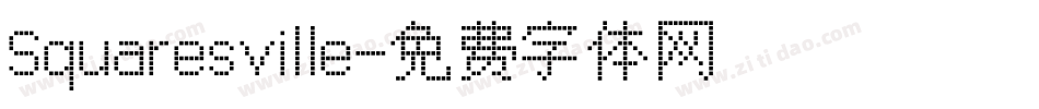 Squaresville字体转换