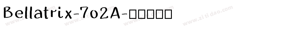 Bellatrix-7o2A字体转换