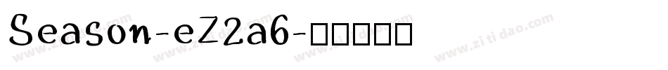 Season-eZ2a6字体转换