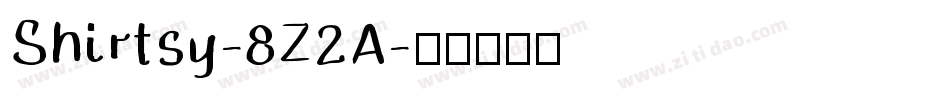 Shirtsy-8Z2A字体转换