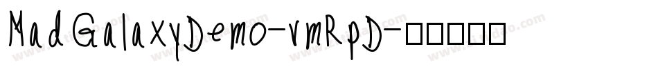 MadGalaxyDemo-vmRpD字体转换