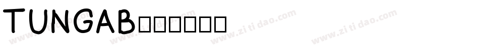 TUNGAB字体转换