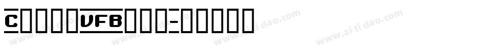 CabinVFBeta字体转换