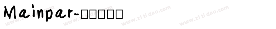 Mainpar字体转换