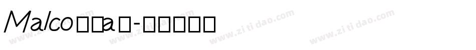 Malcorian字体转换