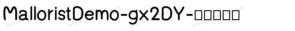 MalloristDemo-gx2DY字体转换