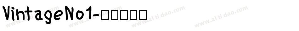 VintageNo1字体转换