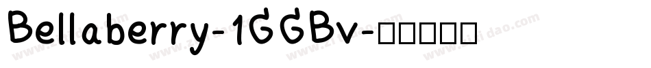 Bellaberry-1GGBv字体转换