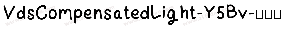 VdsCompensatedLight-Y5Bv字体转换