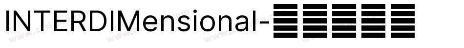 INTERDIMensional字体转换