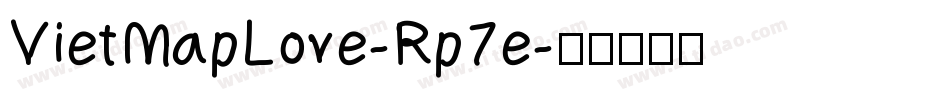 VietMapLove-Rp7e字体转换