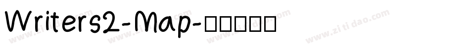 Writers2-Map字体转换