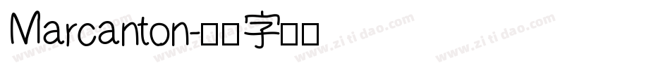 Marcanton字体转换