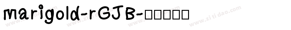 Marigold-rGJB字体转换