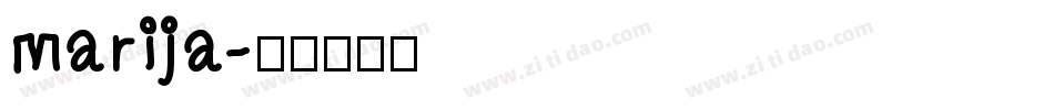 Marija字体转换