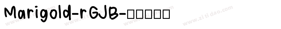 Marigold-rGJB字体转换