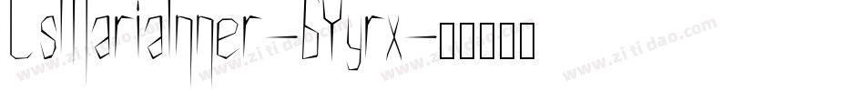 CsMariaInner-6Yyrx字体转换
