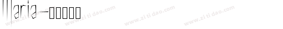 Maria字体转换
