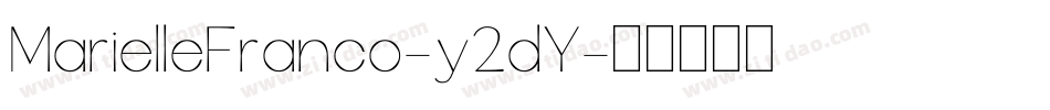 MarielleFranco-y2dY字体转换