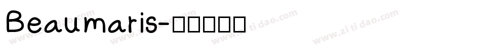 Beaumaris字体转换