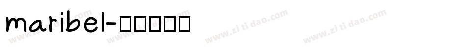 maribel字体转换