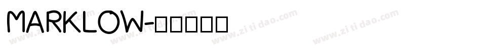 MARKLOW字体转换