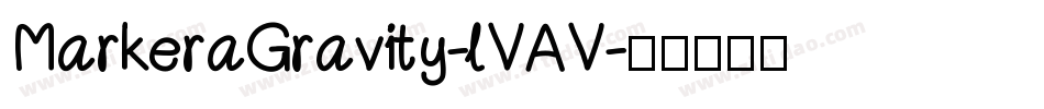 MarkeraGravity-lVAV字体转换