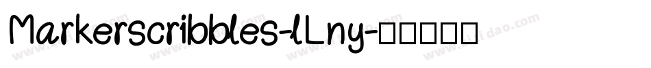 Markerscribbles-lLny字体转换