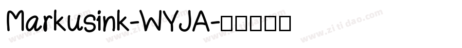 Markusink-WYJA字体转换