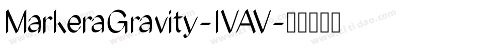 MarkeraGravity-lVAV字体转换