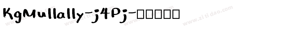 KgMullally-j4Pj字体转换