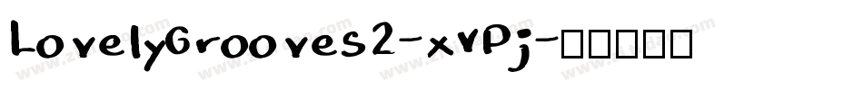 LovelyGrooves2-xVPj字体转换