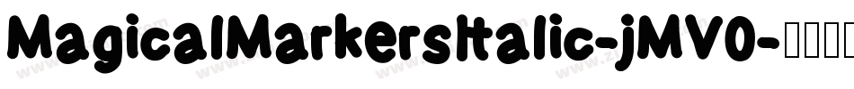 MagicalMarkersItalic-jMV0字体转换