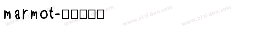 marmot字体转换