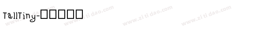 TallTiny字体转换