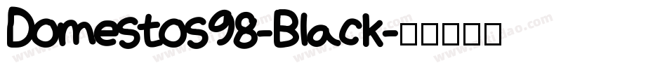 Domestos98-Black字体转换