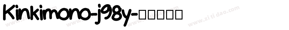 Kinkimono-j98y字体转换
